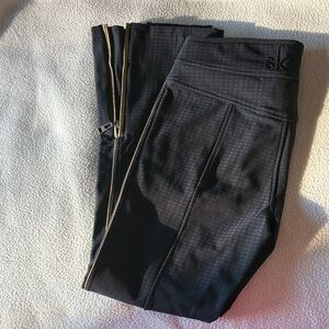 SKEA Black Ski Pants with gold piping.